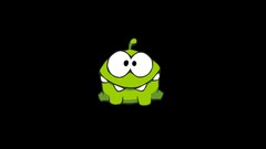 Minimalistic video games cut the rope nom