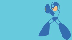 Minimalistic video games Megaman