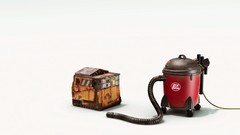 Minimalistic wall-e white background