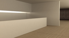 Minimalistic wall interior