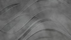 Minimalistic waves wall grey