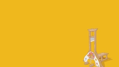 Minimalistic yellow clowns funny