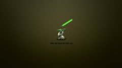 Minimalistic yoda