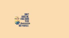 minions cartoon quote Despicable Me Minimalism Simple Background