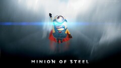 minions humor digital art cyan Crossover mash-ups