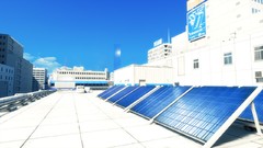Mirrors edge solar panels