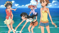 Misaka mikoto saten ruiko shirai kuroko toaru kagaku no railgun 