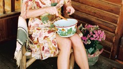 Models blondes woman Rebecca