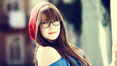 Models glasses girls )