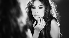 Models Italian grayscale Melita Toniolo