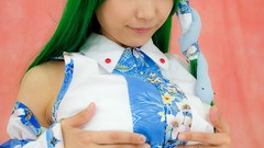 Models kochiya sanae touhou cosplay detached sleeves Lenfried