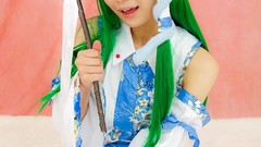 Models kochiya sanae touhou cosplay detached sleeves Lenfried