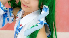Models kochiya sanae touhou cosplay Lenfried
