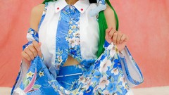 Models kochiya sanae touhou cosplay Lenfried