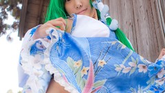 Models kochiya sanae touhou cosplay Lenfried