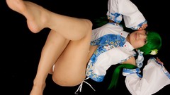 Models kochiya sanae touhou cosplay Lenfried