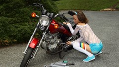 Models see-through malena morgan