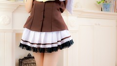 Models shuffle fuyou kaede cosplay knee socks Lenfried