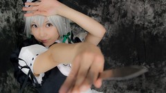 Models touhou izayoi sakuya cosplay Lenfried