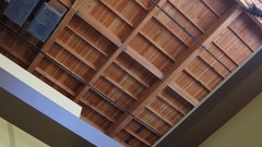 Modern Drawn lines Wood architecture indoors