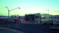 Modern evening architecture buildings urban cities streets