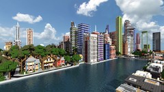 Modern minecraft cities mineraft house