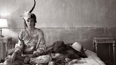 Modern models grayscale fashion photography