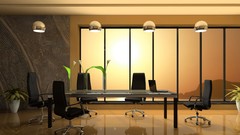 Modern office architecture interior design