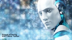 Modern Technology Robots nod32 think security bot softwares eset