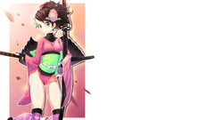 Momohime simple background oboro