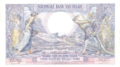 Money 1929 belgian reverse francs