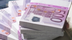 Money Euro currency banknote