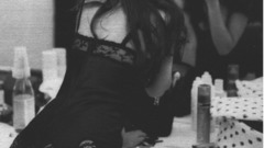 Monica Bellucci mirrors grayscale