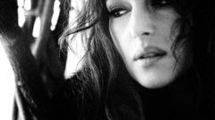 Monica Bellucci models monochrome