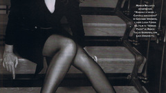 Monica Bellucci stairways magazine