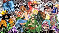 Monkey d luffy One Piece (anime) Roronoa Zoro Nami (One Piece)