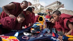 Monks Red Bull formula one