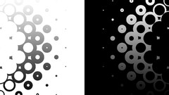 monochrome abstract texture circle geometric figures