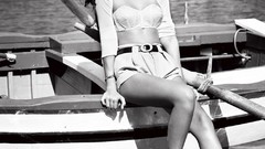 Monochrome Alyssa Miller greyscale