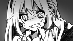 Monochrome anime girls hatsune miku vocaloid sketches