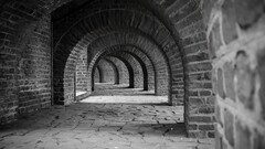 monochrome architecture wall arch gates stone arch gray