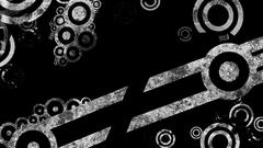 monochrome artwork abstract digital art black background