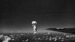 Monochrome atomic bomb Life magazine