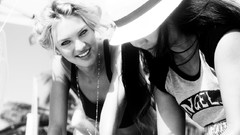 Monochrome blondes models victorias secret angels candice 