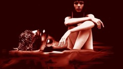 Monochrome body painting