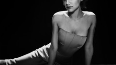 Monochrome brittany murphy woman