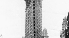 Monochrome buildings new york city grayscale