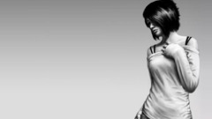 monochrome cartoon digital art Women Simple Background Pencils