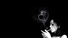 Monochrome Cigarettes woman black