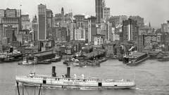 Monochrome cities cityscapes grayscale